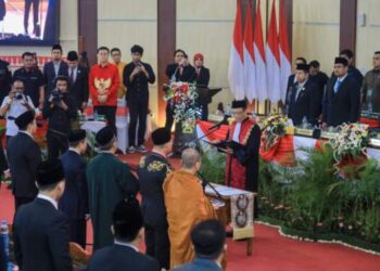 4 Pimpinan DPRD Medan Resmi Dilantik