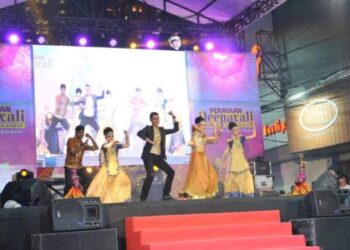Perayaan Deepavali di Medan Diramaikan Ratusan Warga