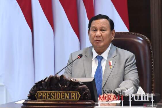 Foto: Prabowo ucapkan selamat kepada Trump melalui akun X.