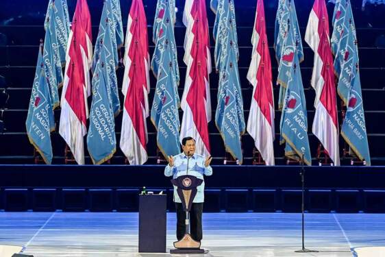 Foto: Presiden Prabowo Subianto di deklarasi GSN.