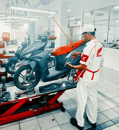 Foto: Honda akan bersinergi dengan jaringan bengkel resmi Astra Honda Authorized Service Station (AHASS) se-Sumatera Utara memanjakan pecinta setianya.(Istimewa)