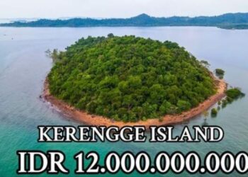 Heboh! Pulau Kerengga Dijual Rp 12 Miliar