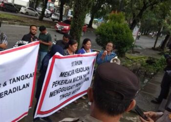 Puluhan Eks Karyawan PT Macan Yaohan Demo di PT Medan, Ini Tuntutannya