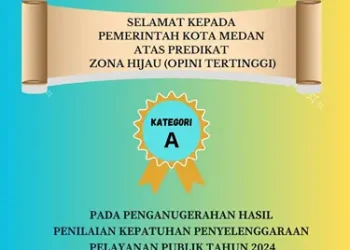 Foto: Pemko Medan Raih Opini Tertinggi Penilaian Kepatuhan Pelayanan Publik 2