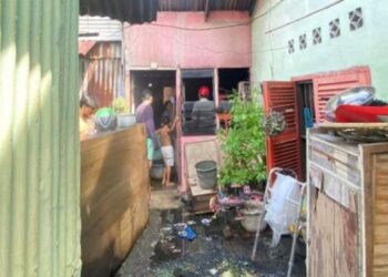 Rumah di Medan Perjuangan Terbakar