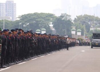 Ribuan Aparat Dikerahkan Amankan Reuni Aksi 411 di Istana Hari Ini