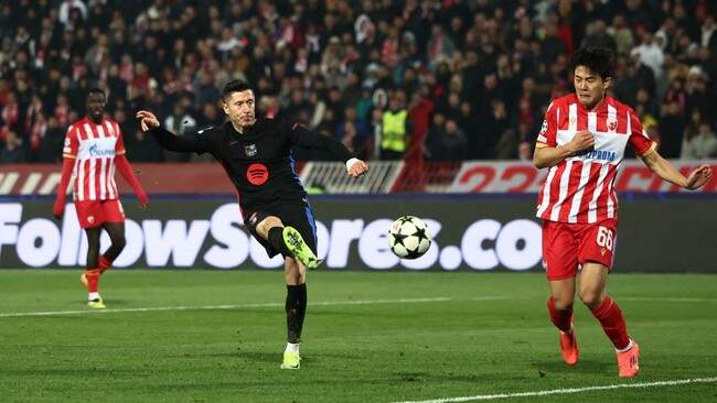 Foto: Barcelona menghajar Crvena Zvezda di Liga Champions.