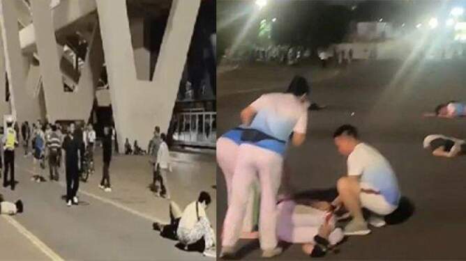 Foto: Insiden penabrakan di Guangdong Tiongkok tewaskan 35 orang.