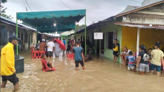 Foto: Banjir di Medan.