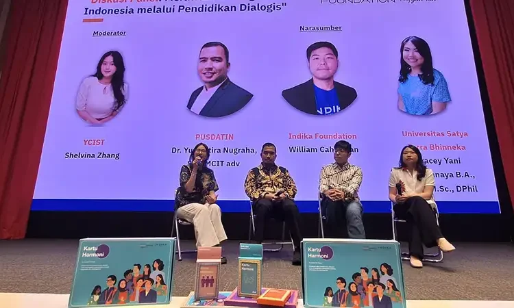 Foto: Yayasan Cahaya Inspirasi Sofyan Tan (YCIST) meluncurkan Harmony Cards: A Journey for Peace, Sabtu (2/11/2024).(Istimewa)