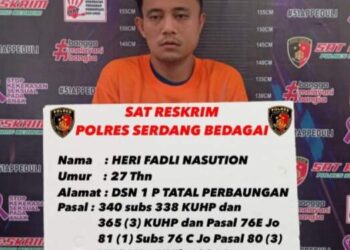 Polisi Ringkus Pembunuh Siswi SMP Mayatnya dalam Goni di Kebun Sawit