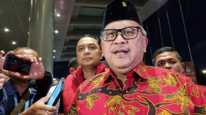 Foto: KPK tetapkan Sekjen PDIP Hasto Kristiyanto sebagai tersangka dugaan pemberian suap kepada mantan Komisioner KPU Wahyu Setiawan.
