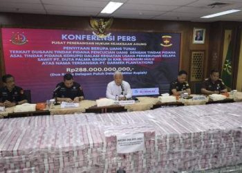 Lagi, Kejagung Sita Uang Rp 288 M di Kasus Korupsi Duta Palma