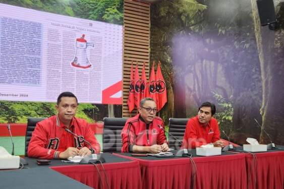 Foto: Megawati perintahkan satgas PDIP siaga satu jelang kongres.