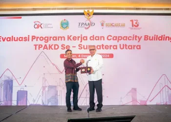 OJK Sumut Gelar Evaluasi Program Kerja dan Capacity Building TPAKD se-Sumatera Utara 4