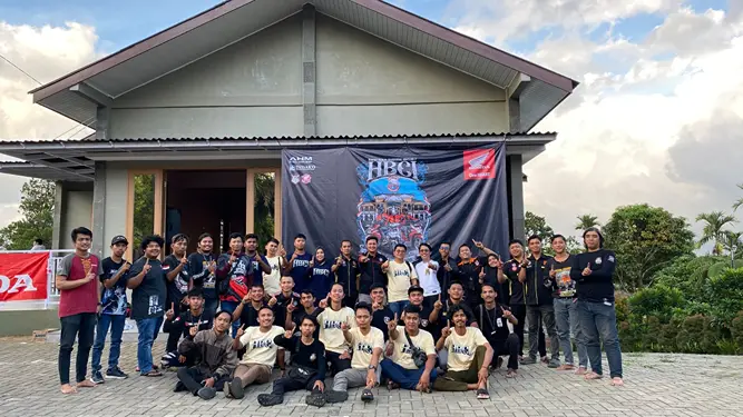 Honda BeAT Club Indonesia penuh semangat menggelar aktivitas bertajuk “ Rapat kerja Nasional (Rakernas) Honda BeAT Club Indonesia (HBCI) ke-7 “ yang sukses berlangsung pada 7-8 Desember 2024.(Istimewa)