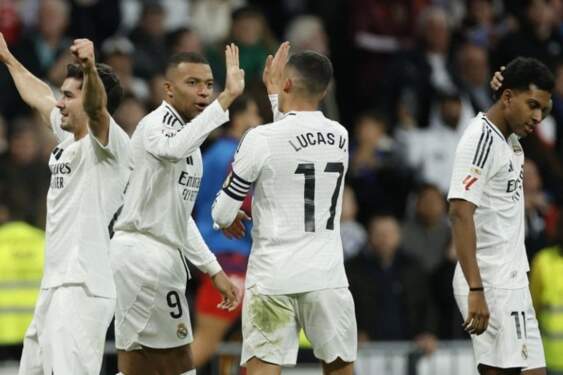 Foto: Kalahkan Sevilla 4-2, Real Madrid geser Barcelona dari posisi dua.