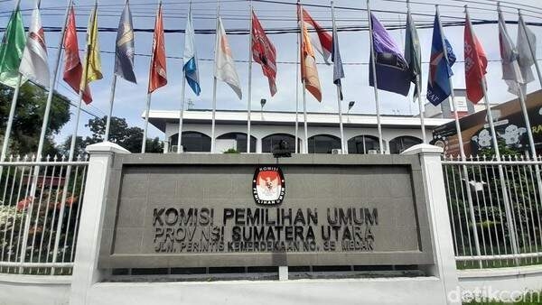 Kantor KPU Sumut.