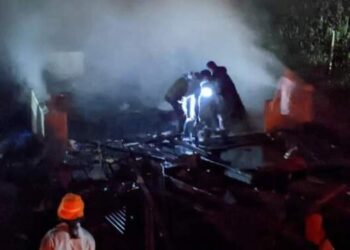 Rumah di Dolok Pardamean Simalungun Terbakar