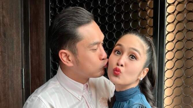 Foto: Harvey Moeis dan Sandra Dewi.