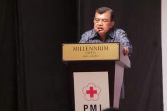 Foto: Ketua Umum PMI terpilih, Jusuf Kalla.