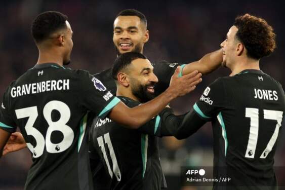Foto: Liverpool hancurkan West Ham United 5-0 untuk tutup 2024 dengan manis.