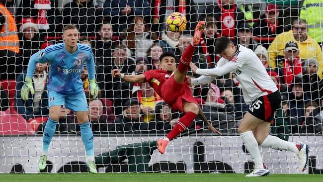 Foto: Liverpool bermain imbang lawan Fulham pekan ini.
