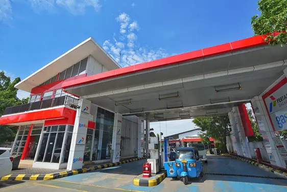 PT PGN Tbk meluncurkan inisiatif strategis berupa pemasangan 67 unit converter kit Bahan Bakar Gas (BBG) untuk 67 taksi online.(Dok:PGN)