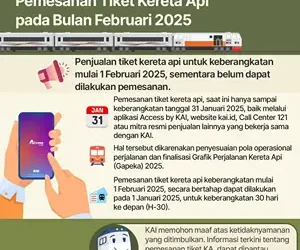 Foto: Finalisasi GAPEKA, KAI Informasikan Pembaruan Pemesanan Tiket KA Pada Februari 2025 10