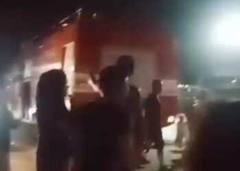 Rumah-2 Sepeda Motor di Tanjung Morawa Hangus Terbakar