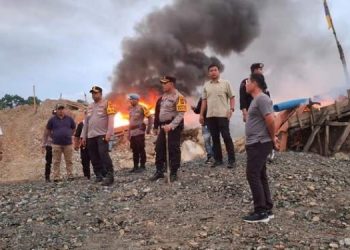 3 Hektare Tambang Emas Ilegal di Madina Ditutup