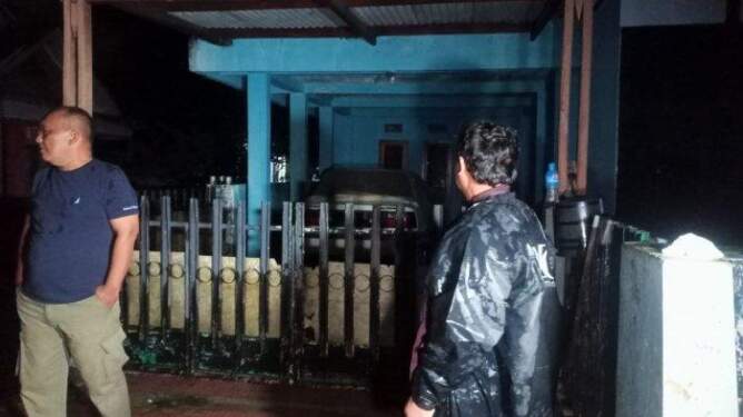 Foto: Situasi rumah terduga teroris yang diamankan di Majalengka.
