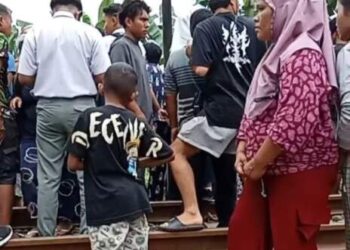 Alin, Warga Beringin Deli Serdang Tewas Tertabrak Kereta Api