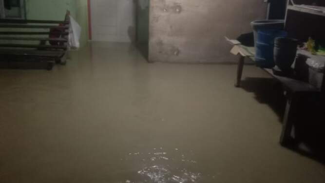 Foto: Ratusan rumah warga terendam banjir di Desa Penggalian, Kecamatan, Tebing Syahbandar, Kabupaten Sergai.