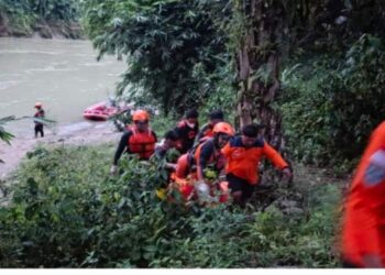 Perbaiki Alat Berat, 2 Karyawan Hanyut Terseret Sungai Wampu Langkat