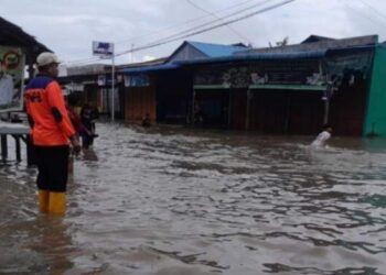 Ratusan KK Terdampak Banjir di Deli Serdang