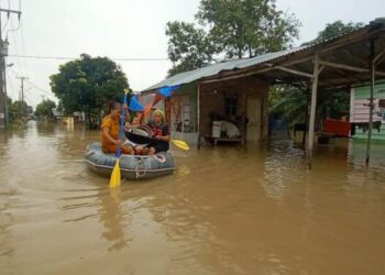 Ribuan Orang Terdampak Banjir di Sergai