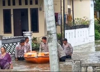 Ratusan Rumah di Binjai Terendam Banjir