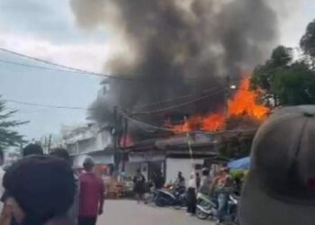 3 Rumah di Medan Hangus Terbakar