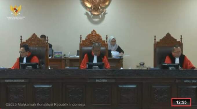 Foto: Hakim Mahkamah Konstitusi.