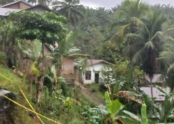 Jalan Nasional Padangsidimpuan-Sibolga Amblas