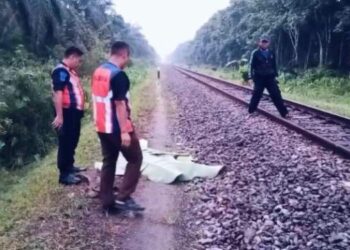 Jelang Tahun Baru, Warga Asahan Diduga Tabrakkan Diri ke Gerbong Kereta Api