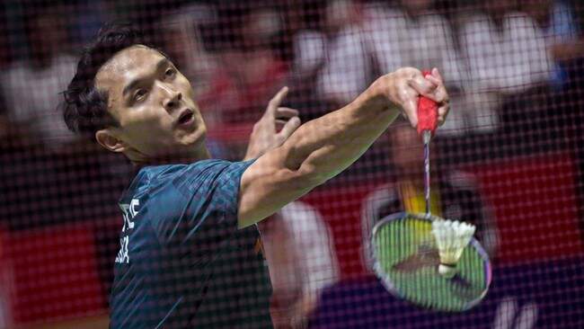 Foto: Jonatan Christie jadi salah satu tumpuan Indonesia di babak perempat final Indonesia Masters 2025.