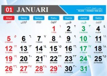 Ini Daftar Libur Januari 2025 Berdasarkan SKB 3 Menteri