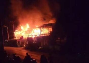 2 Rumah di Taput Ludes Dilalap Api