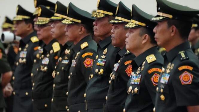 Foto: Kenaikan pangkat 97 Pati TNI berdasarkan Surat Perintah Panglima TNI Nomor Sprin/29/I/2025. Rinciannya, 54 Pati TNI AD, 26 Pati TNI AL dan 17 Pati TNI AU.