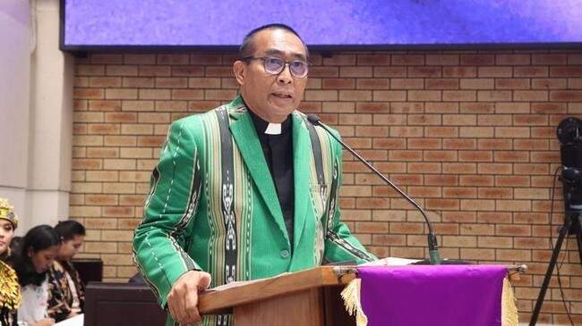 Foto: Ketum PGI tegaskan tetap tolak ormas urus tambang.