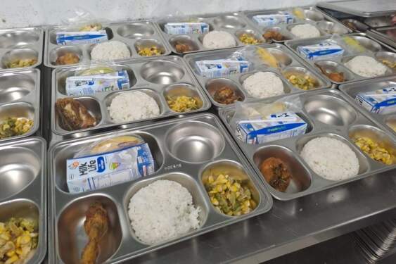 Foto: Makan bergizi gratis.