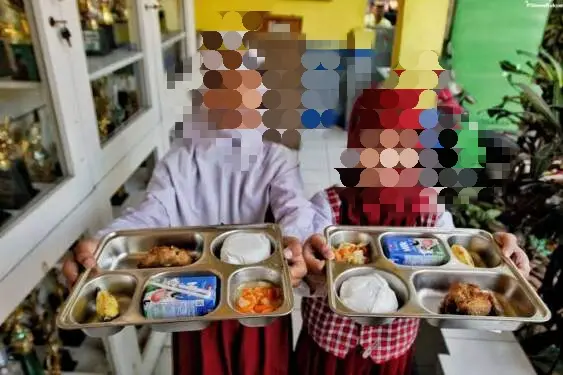 Foto: Makan bergizi gratis.