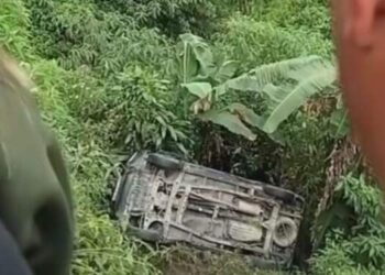Mobil Terjun ke Jurang di Deli Serdang, Ini Penampakannya